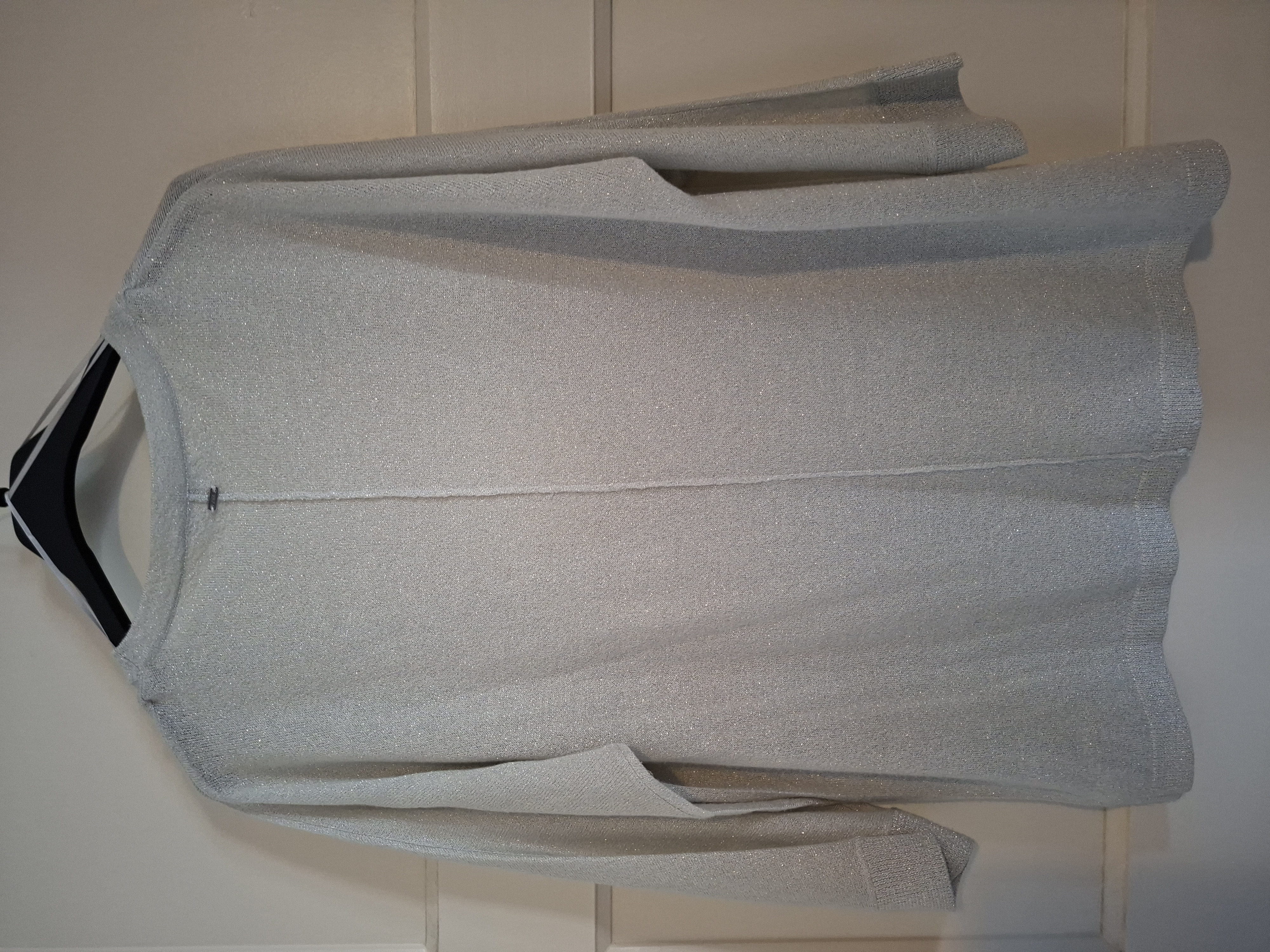 CKS grijs glittervest maat XL