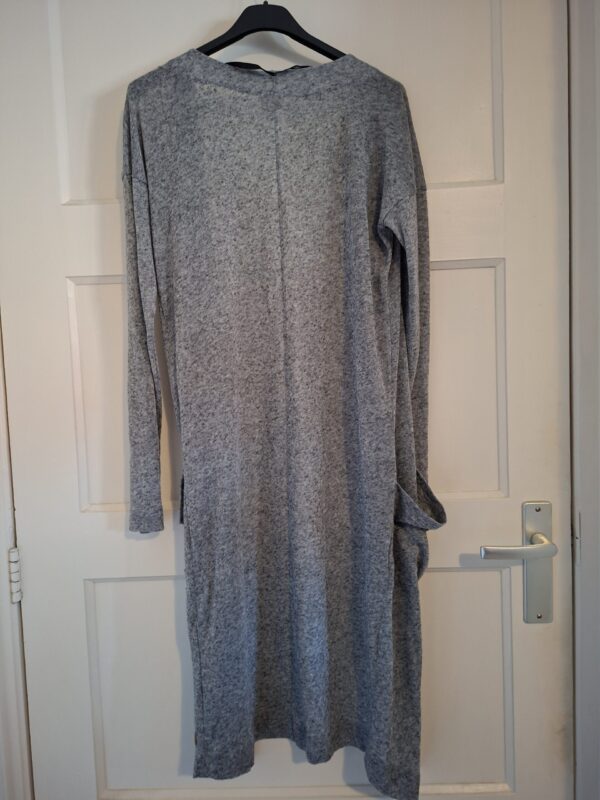 Object grijs maxi vest maat M