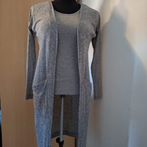 Object grijs maxi vest maat M