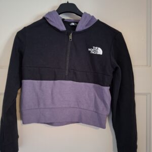 The North Face zwart paars sweatshirt meisjes maat 164