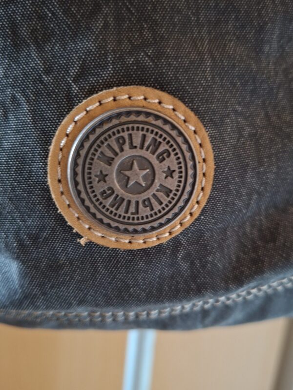 Kipling grijs blauwe heuptas vintage collectible nieuw