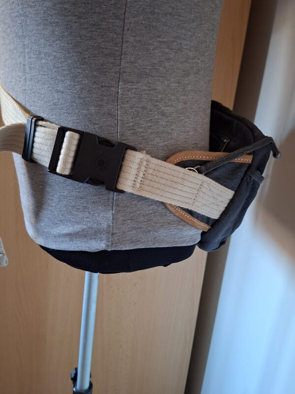 Kipling grijs blauwe heuptas vintage collectible nieuw