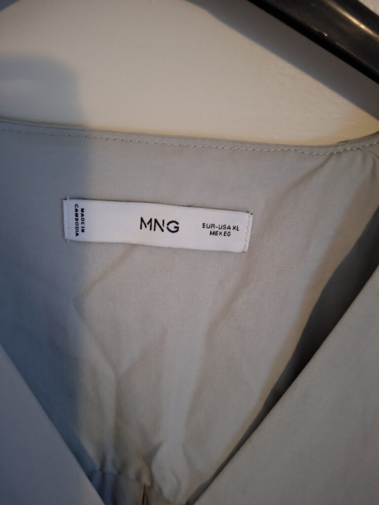 Mango jumpsuit zachtgroen maat XL