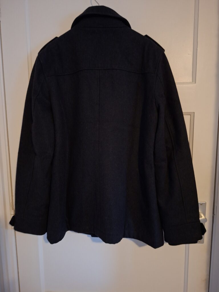 Clockhouse wollen jas / peacoat maat L