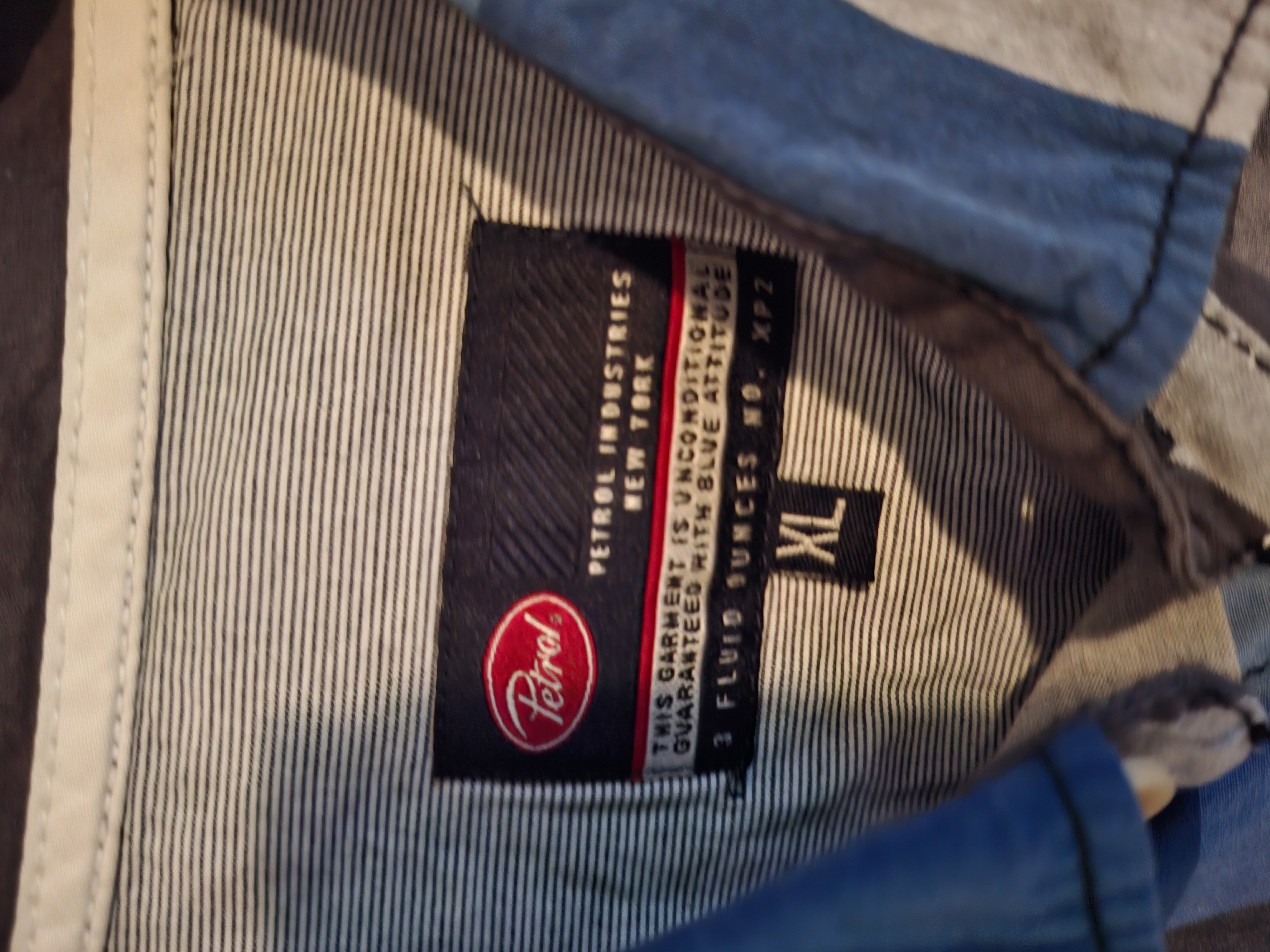 Petrol Industries geruit overhemd maat XL