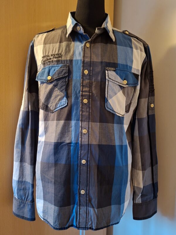 Petrol Industries geruit overhemd maat XL