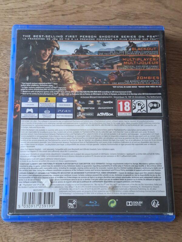 Call of Duty Black Ops 4 PS4