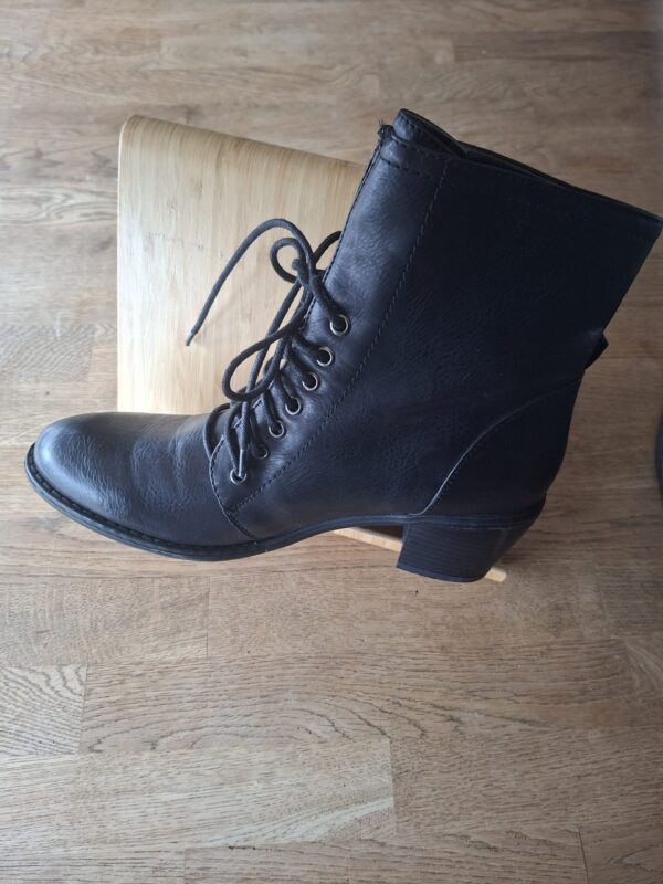 Emilio Lucaxveterlaarsjes zwart leer maat 41