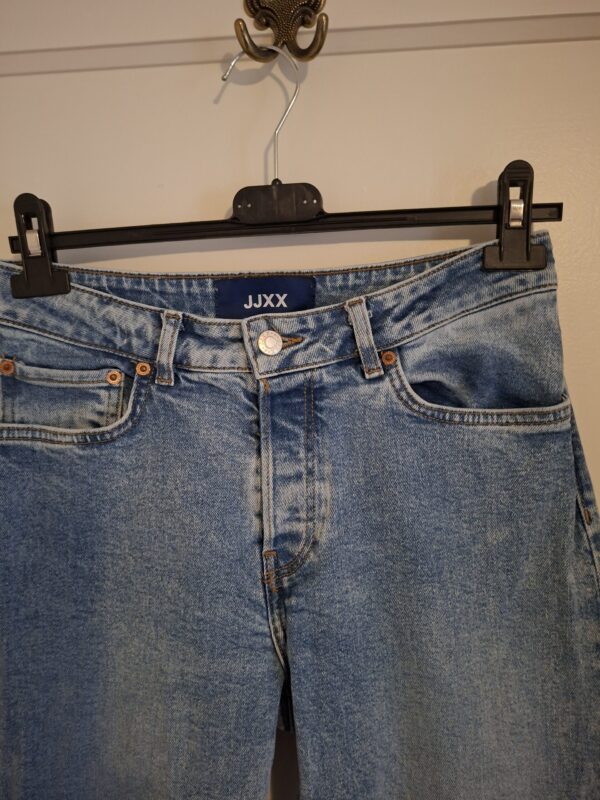 JJXX lichtblauwe jeans straight mid waist maat 28-32