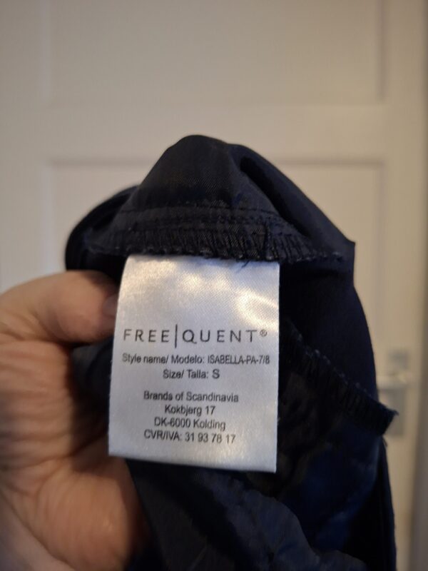 Free/Quent zwarte driekwartbroek Isabella maat S