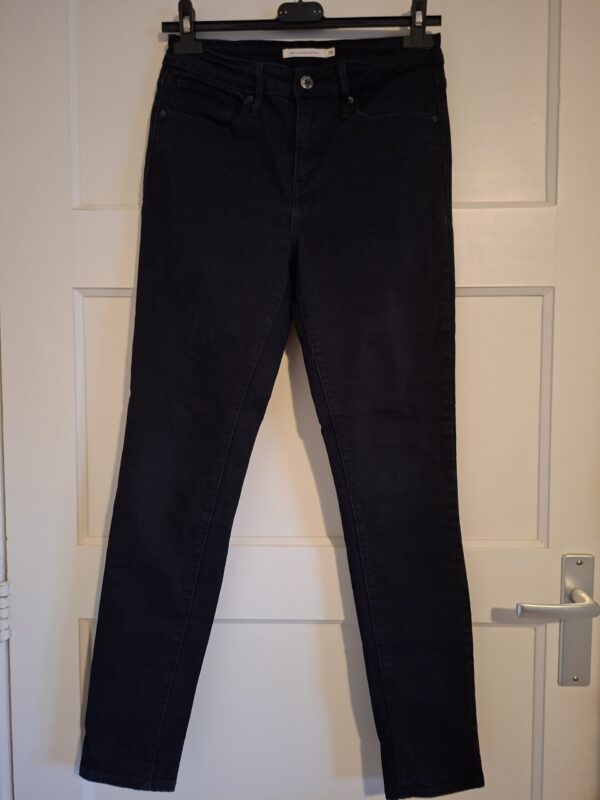 Levi's 721 high rise skinny jeans zwart maat 28