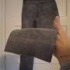 Levi's grijze jeans maat 28 (ingekort)
