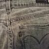 Levi's grijze jeans maat 28 (ingekort)