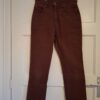 Lee donkerrode broek maat 28