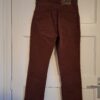 Lee donkerrode broek maat 28