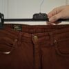 Lee donkerrode broek maat 28