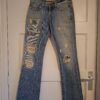 Dept jeans blue label met strass sluiting maat 27