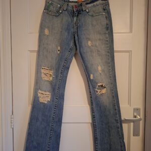 Dept jeans blue label met strass sluiting maat 27