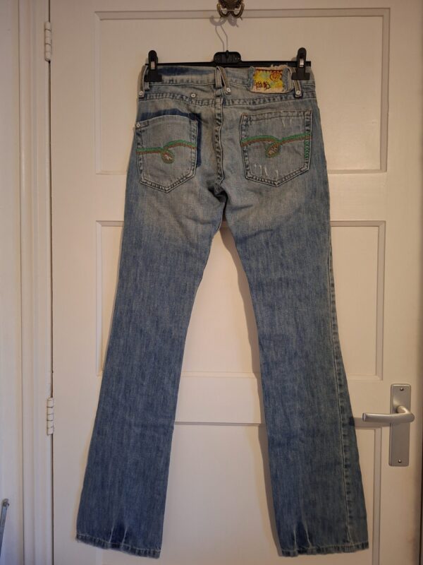 Dept jeans blue label met strass sluiting maat 27