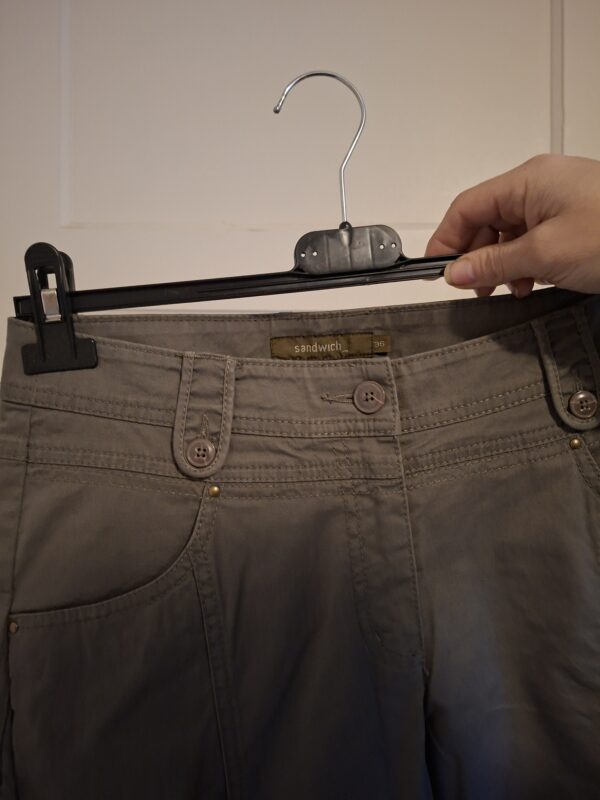Sandwich grijze broek maat 36