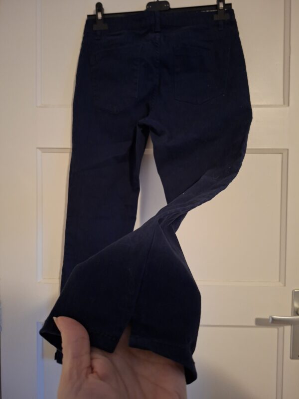 WE donkerblauwe denim broek maat 28