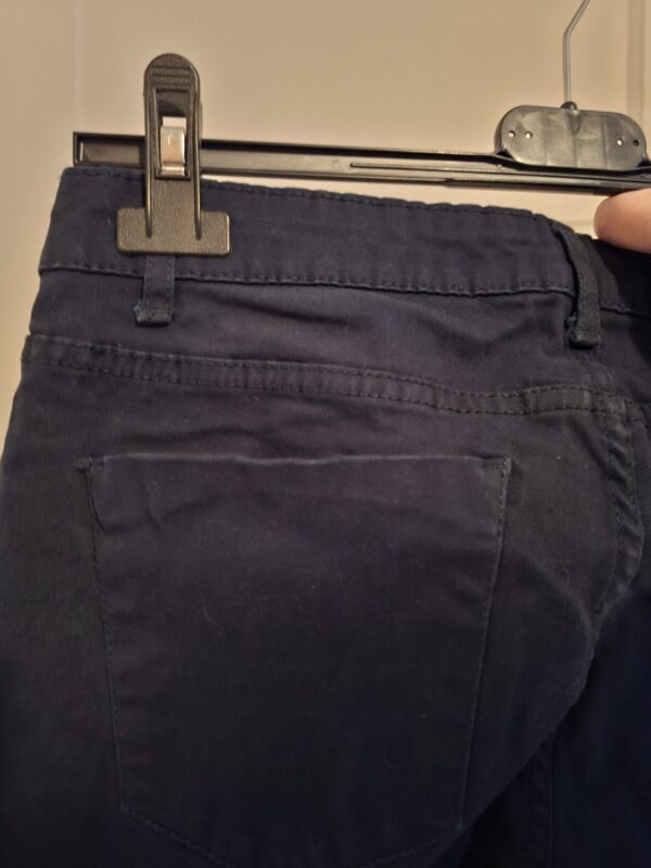 WE donkerblauwe denim broek maat 28