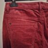 Esprit donkerrode ribbroek slim fit maat 28