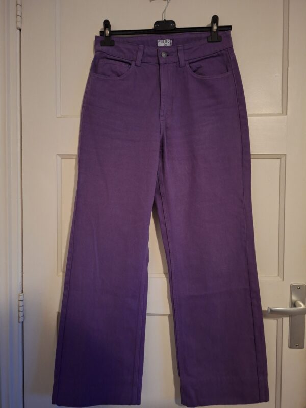 KIABI Paarse Wide Leg Broek Maat 36 - Korter Gemaakt