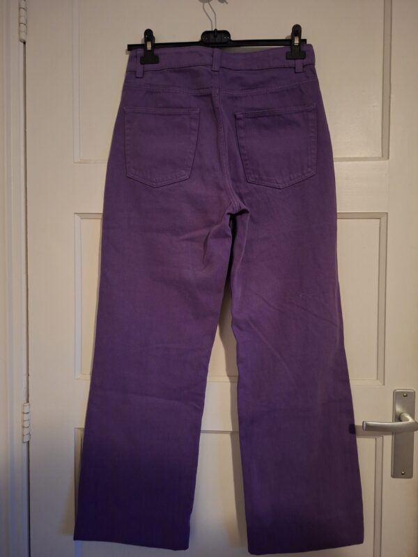 KIABI Paarse Wide Leg Broek Maat 36 - Korter Gemaakt
