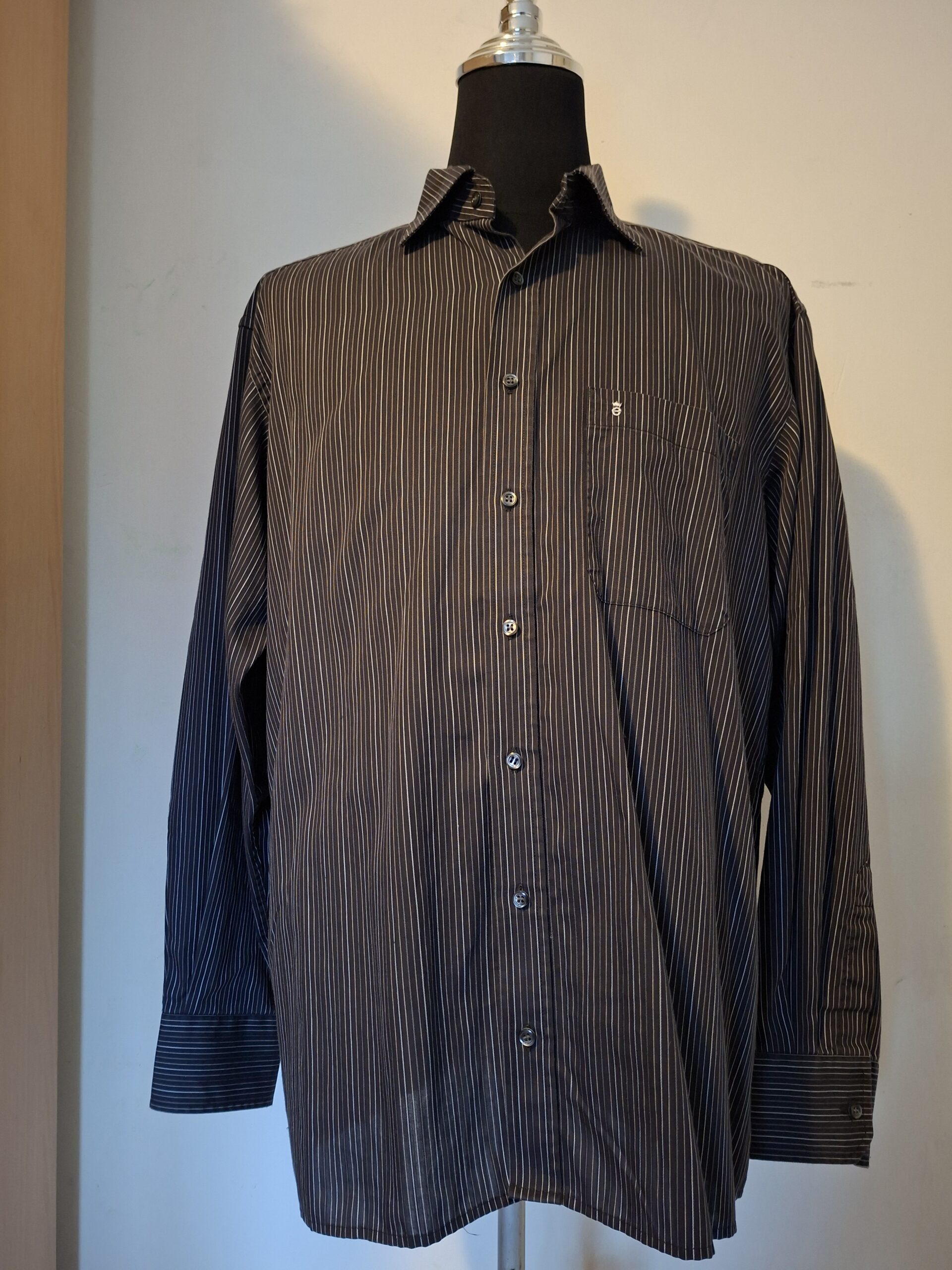 Eterna Excellent Blackline gestreept overhemd maat 41 (L)