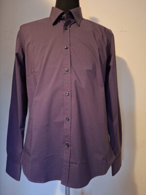 Zaatxchi paars stretch overhemd maat L