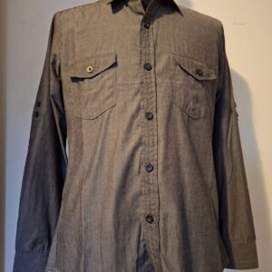 Larusso Raw Style overhemd grijs maat L