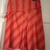Expresso dames rok gestreept rood oranje maat 38