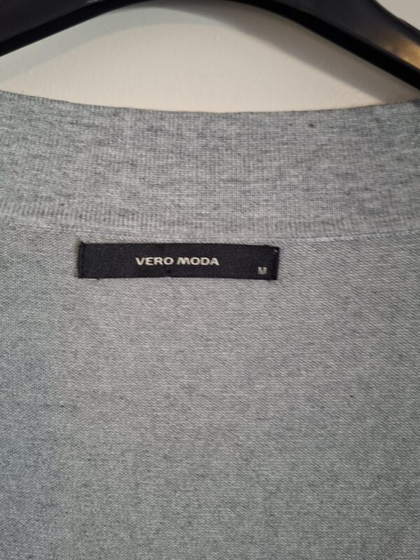 Vero Moda dames vest grijs met strik maat M