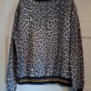ENJOY dames sweater leopard print grijs maat M