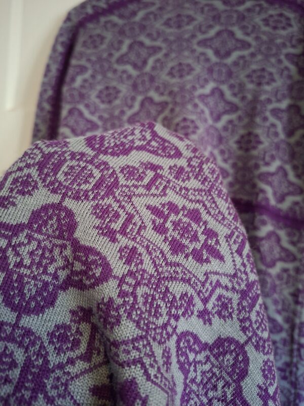 20260131_140129 DIDI dames tuniek paars grijs met gouden details maat S NIEUW