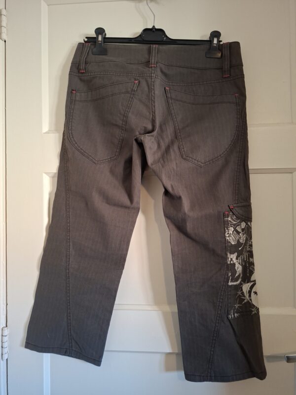 20260131_140433_001 XX by Mexx dames jeans grijs met graffiti print maat 38