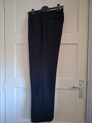 Zwarte heren pantalon klassiek model maat 34/34
