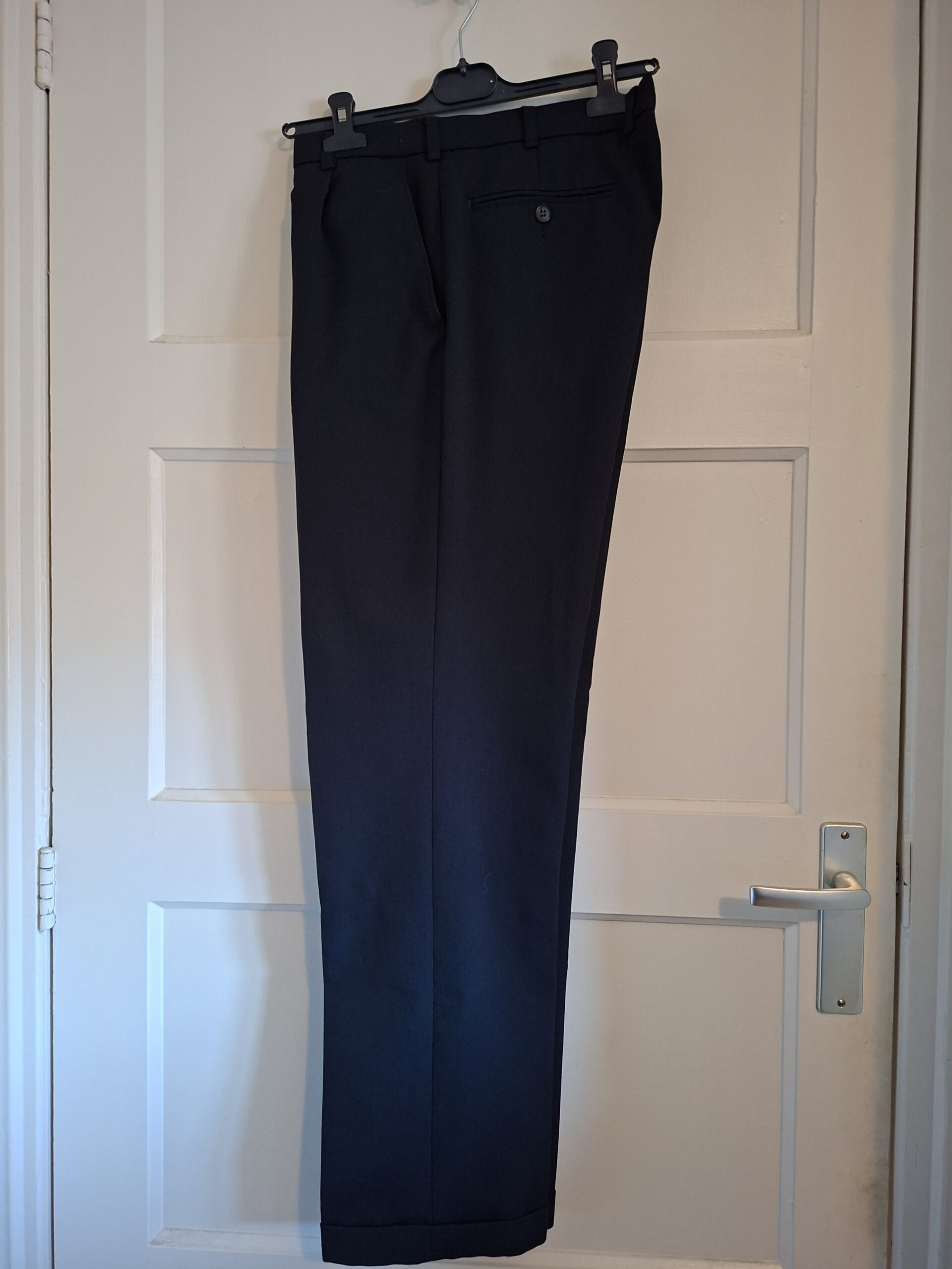 Zwarte heren pantalon klassiek model maat 34/34