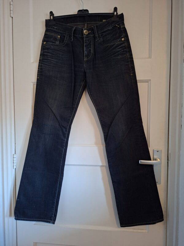 Jack & Jones heren jeans bootcut donkerblauw maat 32/32