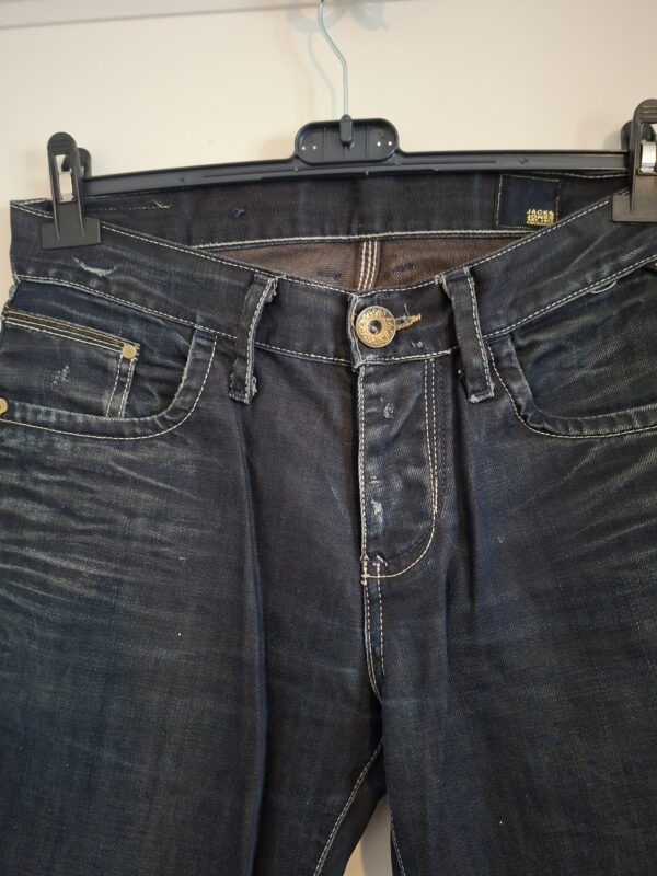 Jack & Jones heren jeans bootcut donkerblauw maat 32/32