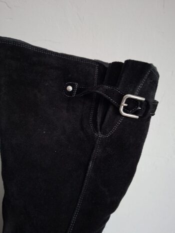 Winterlaarzen Zwart Ecco Suède Wol Voering Maat 41