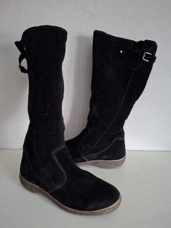 Winterlaarzen Zwart Ecco Suède Wol Voering Maat 41