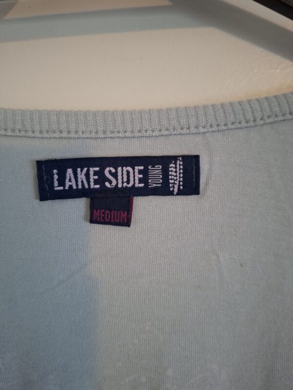 Lake Side Young dames longsleeve Victorian Art girl grijs maat M