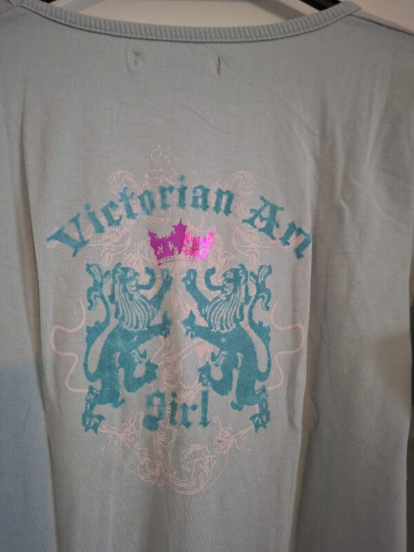 Lake Side Young dames longsleeve Victorian Art girl grijs maat M