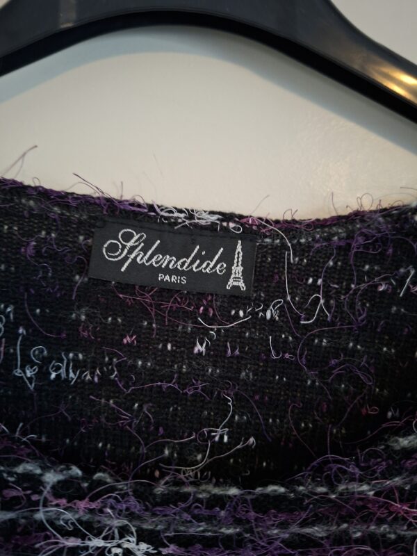 Splendide Paris dames trui fluffy paars roze maat S