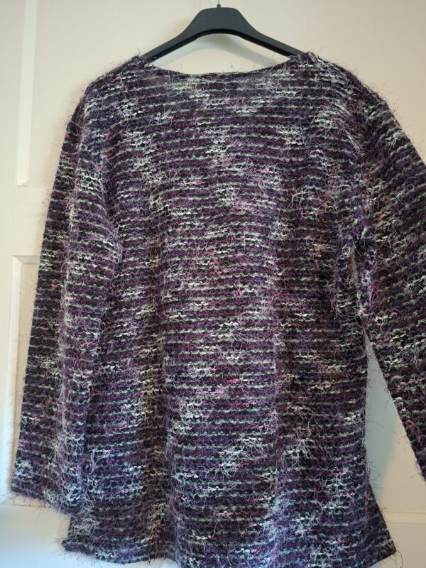 Splendide Paris dames trui fluffy paars roze maat S