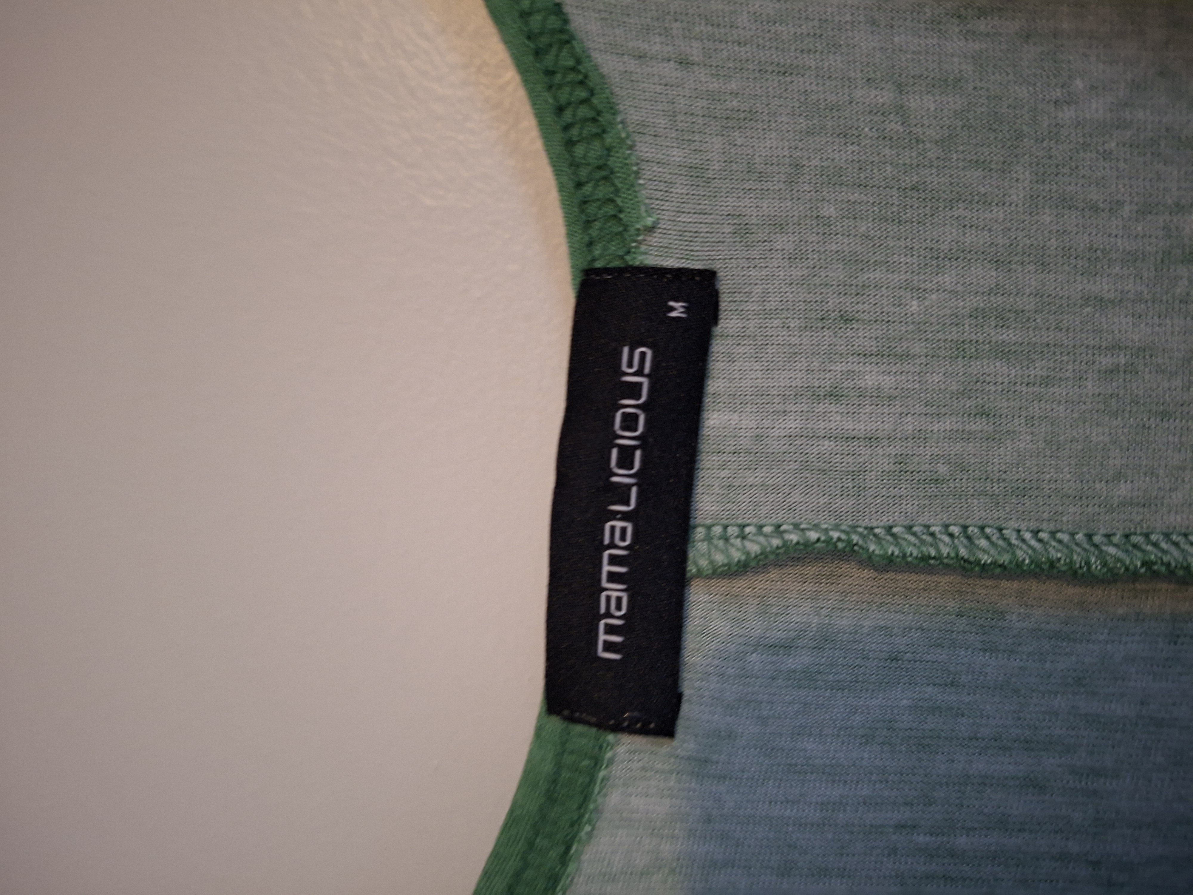 Mamalicious jurk groen bloemenprint maat M