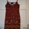 Bomb Girl jurk bordeaux bloemenprint maat S