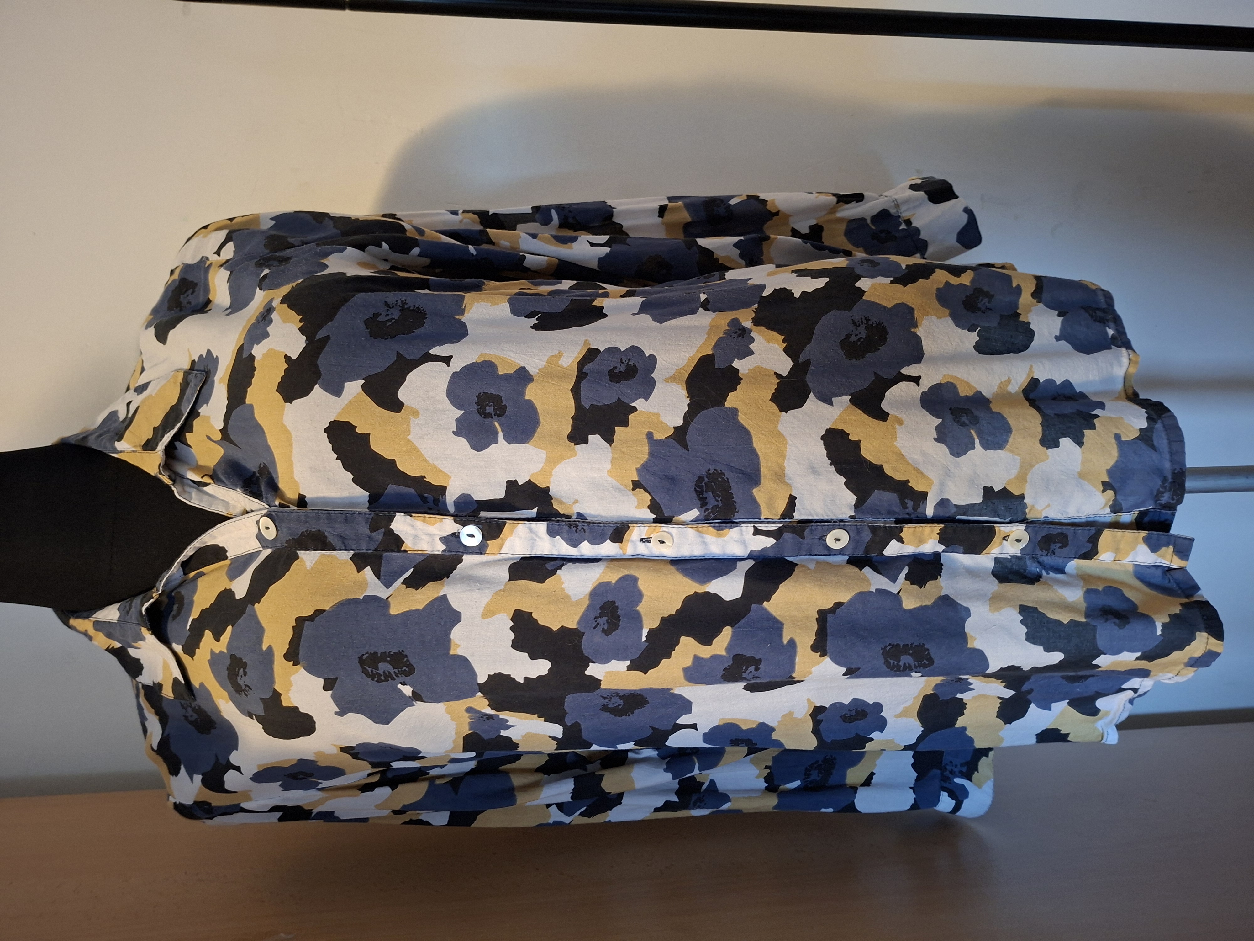 Zhenzi blouse met abstracte print maat S (42/44)